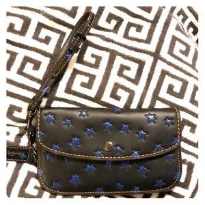 Coach Clutch with Star Print